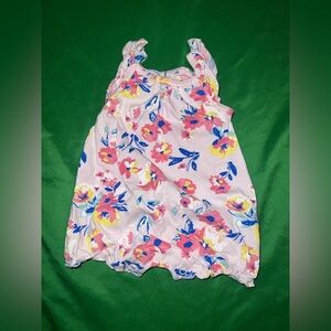 Colorful Floral Kids Romper 3 Months